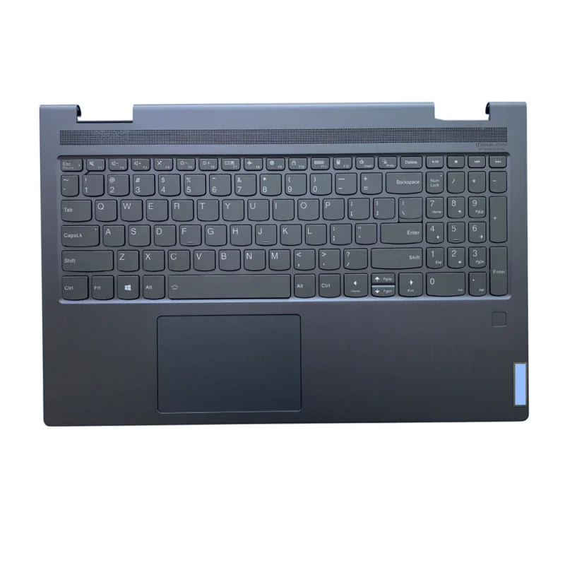 New Palmrest Backlit Keyboard For Lenovo Yoga 7-15ITL5 82BJ Grey 5CB1A22487 US