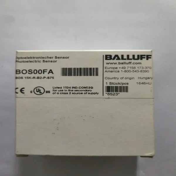 

Bos00fa Bos 15k-r-b2-p-s75 Brand New Original Spot Plc