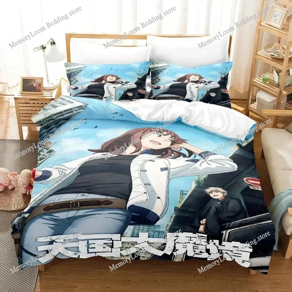 

Anime Hazbin Stolas Hotel Bedding Set Duvet Cover Bed Set Quilt Cover Pillowcase Comforter king Queen Size Boys Adult Bedding