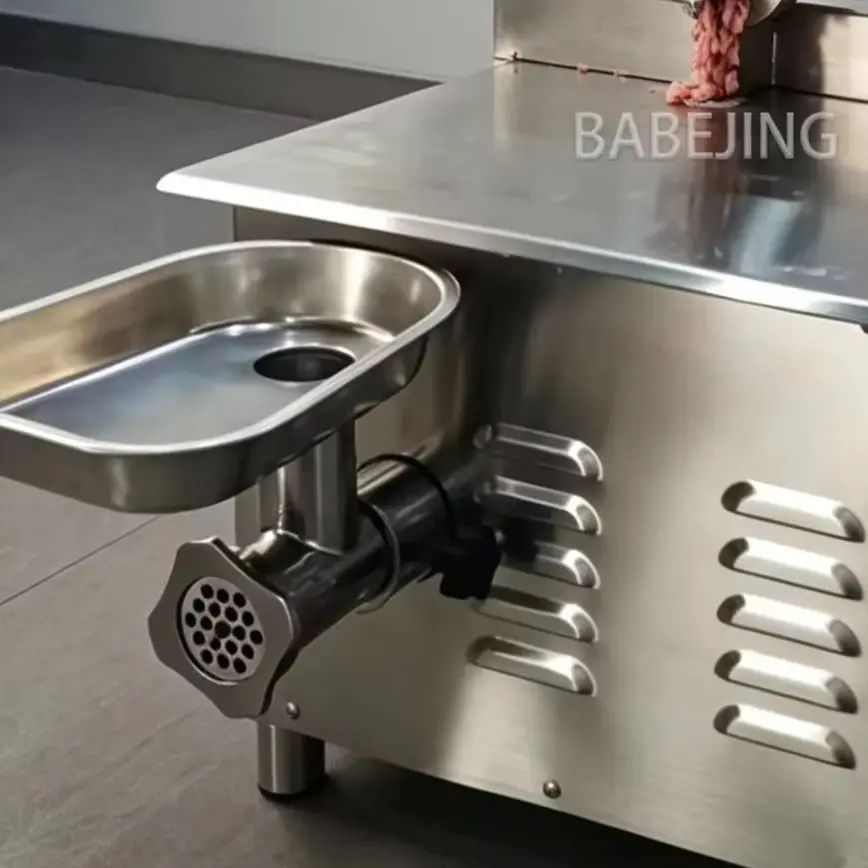 Commercial Meat Grinder Cube Bone Cutting Machine Food Processing Machine Popular Kitchen Equipment for Business