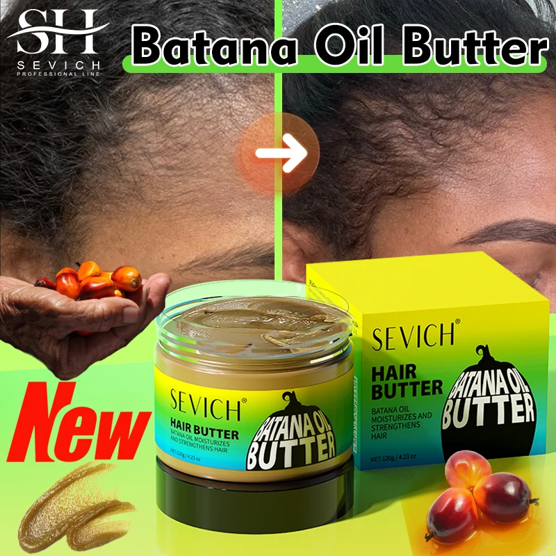 120g Batana Butter Hair Growth Oil For Men 4.23oz Treating Hair Loss Anti-Breakage Pure Batana Oi Hair Mask Hair Growth Products