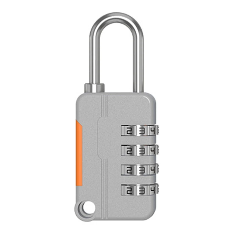 4 Digit Code Combination Padlock Small Travel Luggage for Case Lock Keyless Shackle Lock for Backpack Gym School Locker