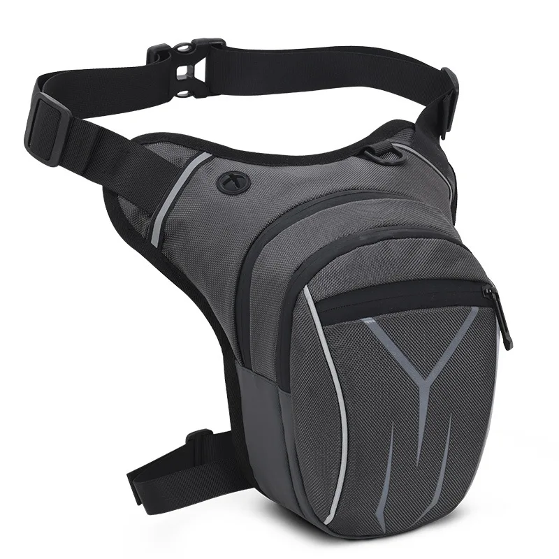 Men's Waterproof Crossbody Bag Outdoor Large Capacity Sports Multifunctional Waist Bag Motorcycle Tactical Leg Bag Bike Bag