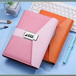 200 Pages Notebook Password Book Secret Diary Password Lock Notebook Notepad School Office Stationery Supplies Children Gifts