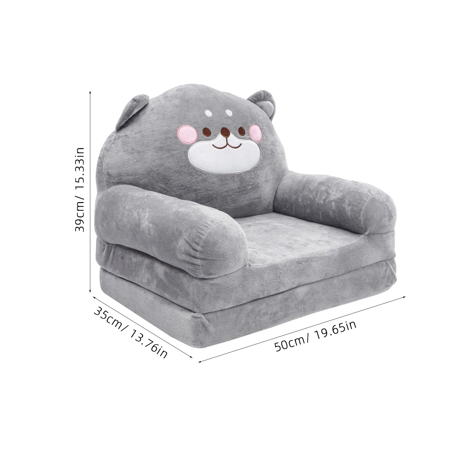 Elephant Shape Baby Seat Children Sofas Kid Seat Baby Folding Sofa Childrens Sofa Toddler Stool Kids Room Nursery Bedroom - Image 6