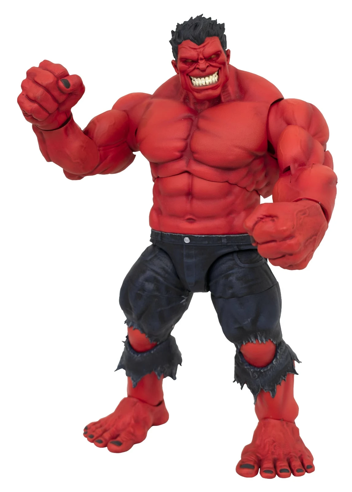 In Stock Dst Marvel Red Hulk Red Giant 9-Inch Movable Doll Figurine Handle Gift