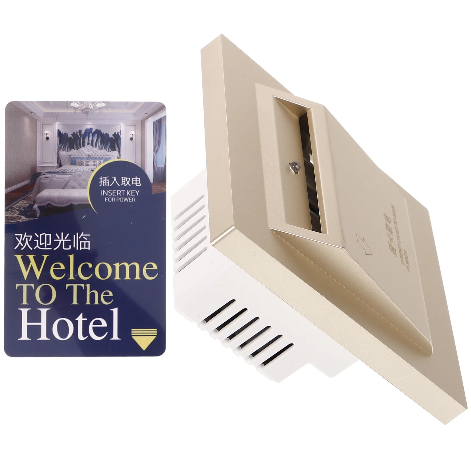 

Card Insertion Power Panel High Current 40a Safe Reliable Hotel Energy Saving Electricity Recognition Panel Power