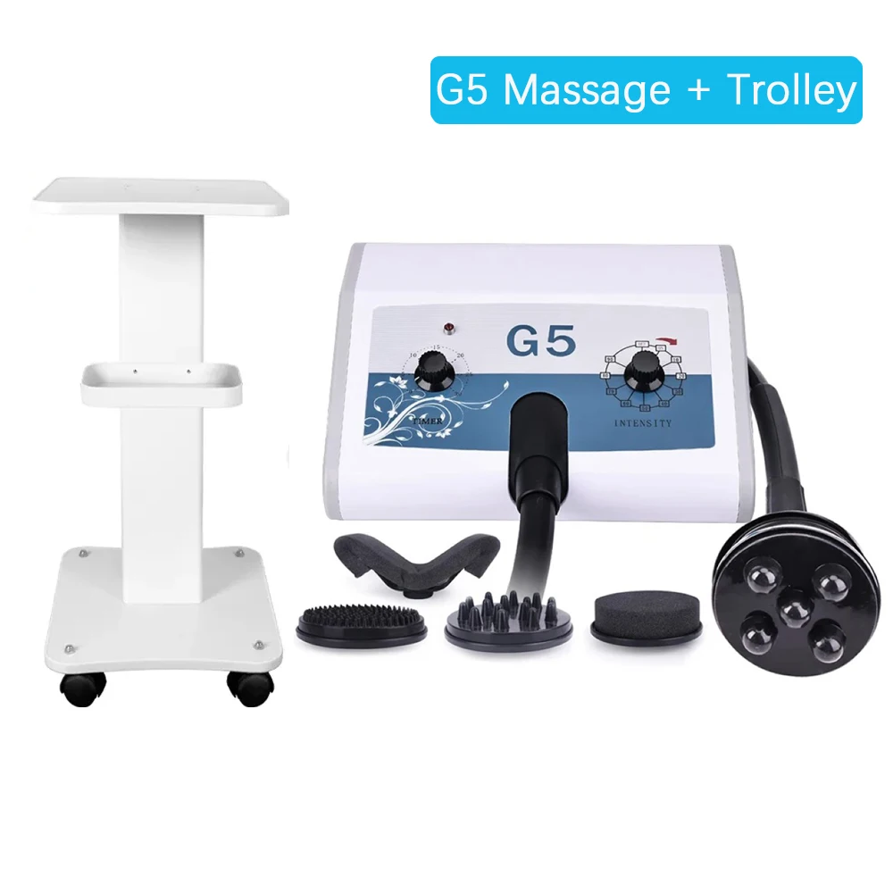 G5 Vibrating Massager Weight Loss Body Slimming Machine  Cellulite Removal Home Used with Trolley Stand High Frequency Vibrator