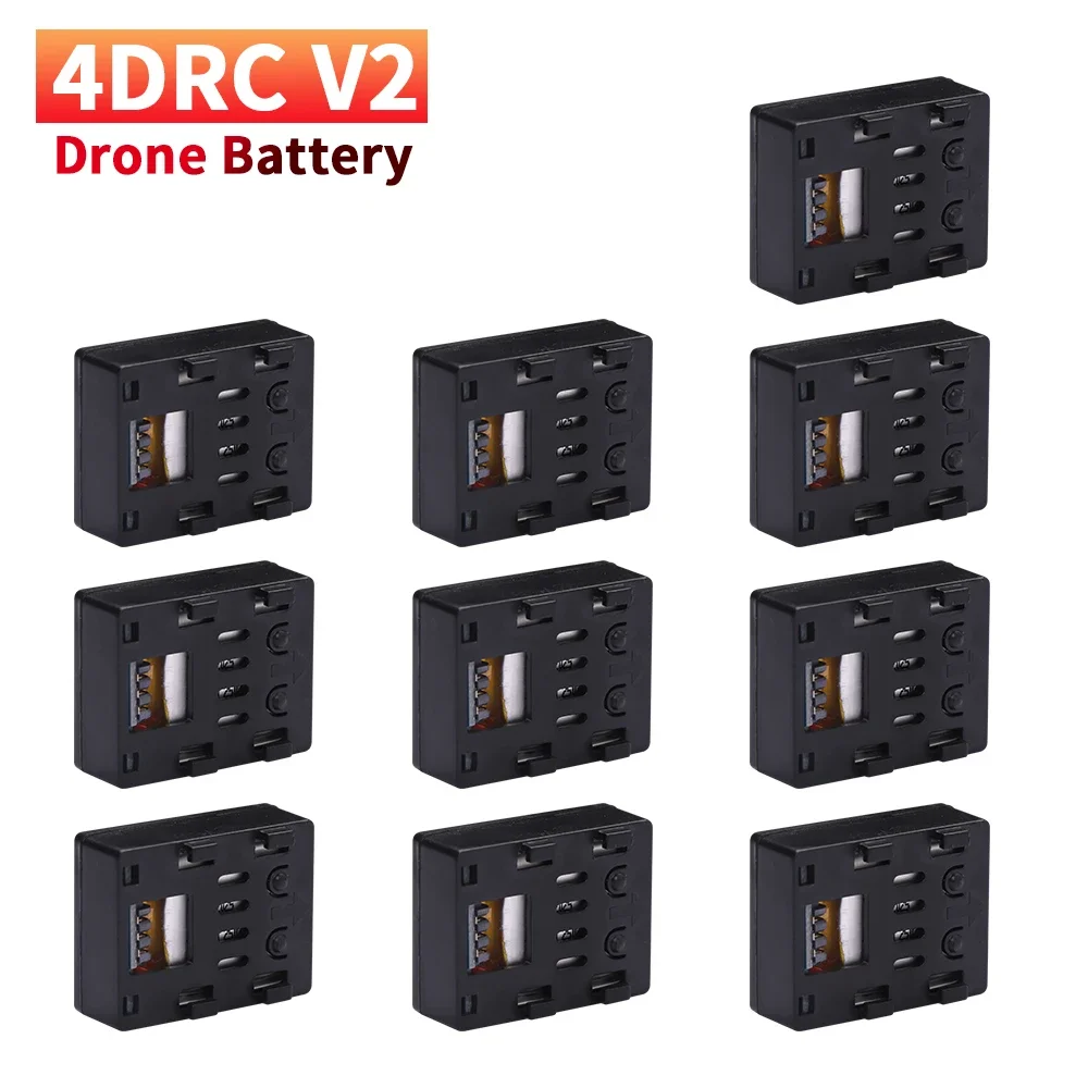 Upgrade 4D-V2 RC Drone Batterij Voor 4DRC V2 Mini Vier Helikopter Accessoires Opvouwbare RC 3.7V 800mAh Lipo batterij