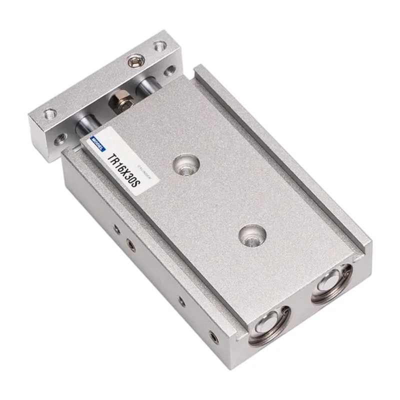 

Pneumatic Twin Rod Cylinder TR Series Dual Shaft Double Rod Guided Air Cylinder with Magnetic Piston Actuator 6mm-32mm Bore