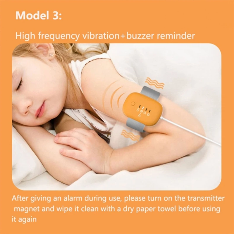 1 PCS USB Bedwetting Alarm Sensor Bedwetter Pee Alarm Monitor For Baby Potty Training