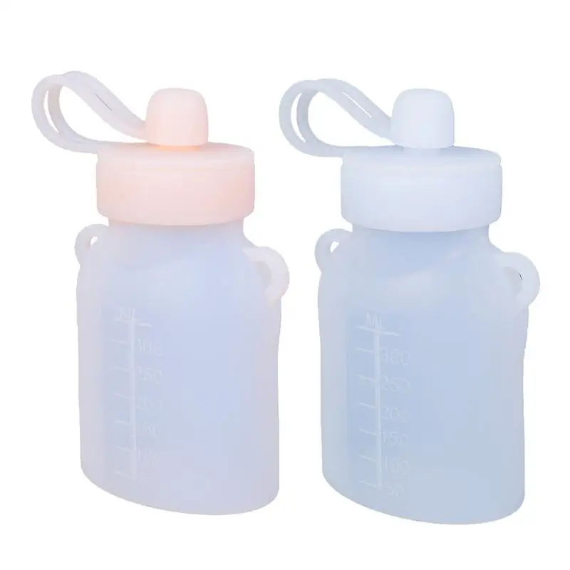 Puree Juice Breastmilk Storage Bottle Reusable Silicone Baby Food Pouches Heat Resistant Leakproof Lightweight Storage Container