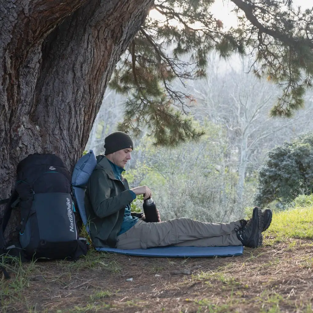 Imagem -05 - Naturehike-foldable Tapete de Dormir ao ar Livre com Travesseiro Barraca Inflável Portátil Emenda Camping Piquenique