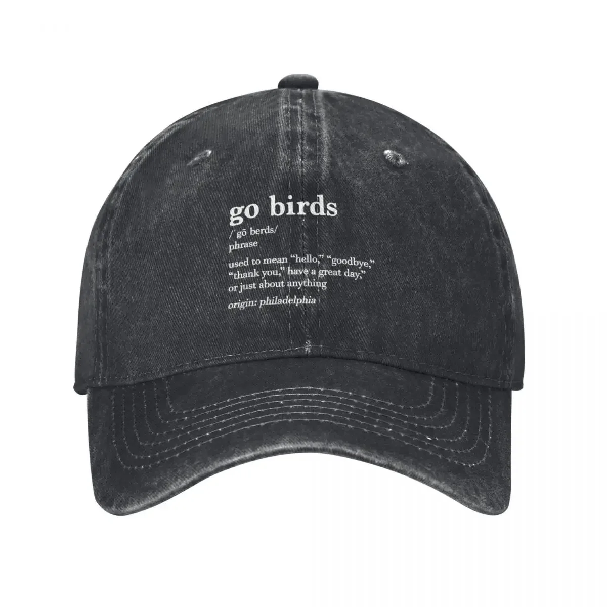 Go Birds Definition Baseball Cap funny hat western Hat Luxury Man Hat Luxury Cap Men Hats Women's