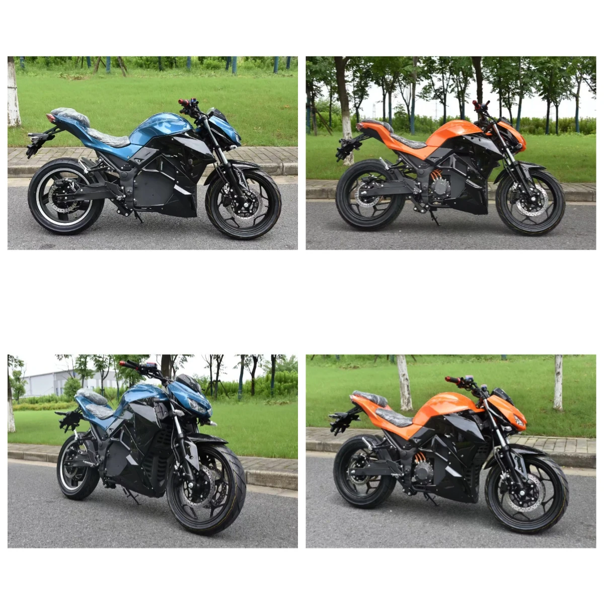 

Krono Wild High Quality 3000W Electric Motorcycle 40A Lithium Battery 110km/h Max Speed 100km Range Cruiser