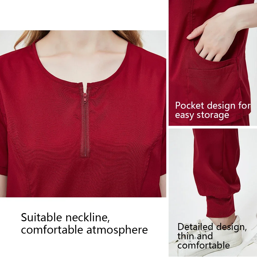 Стоматологические скрабы, женский костюм, униформа для кормления, эластичная быстросохнущая униформа для больницы, необычная униформа для женщин