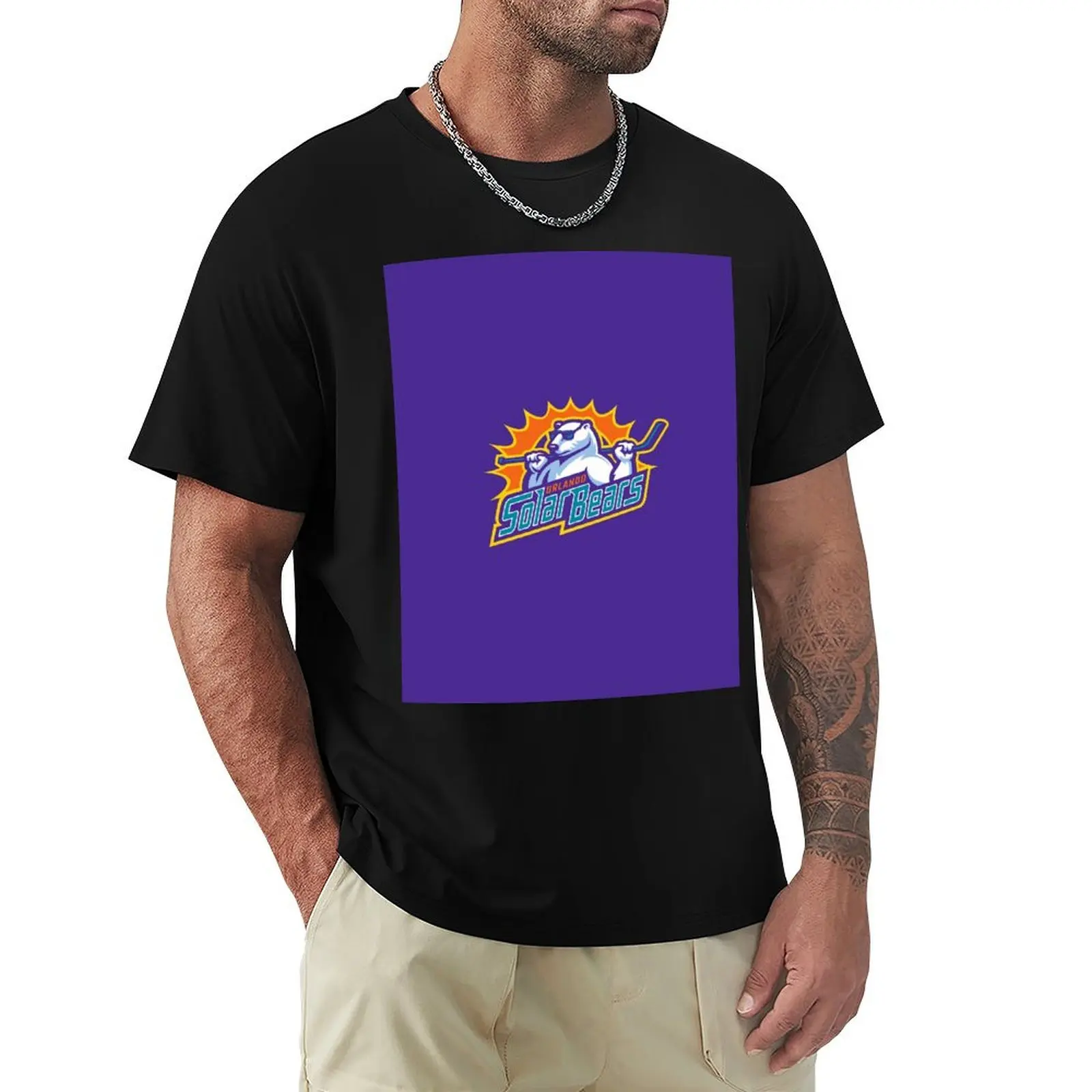 Orlando Solar Bears T-Shirt Comfortable Basic Crew Neck Tee