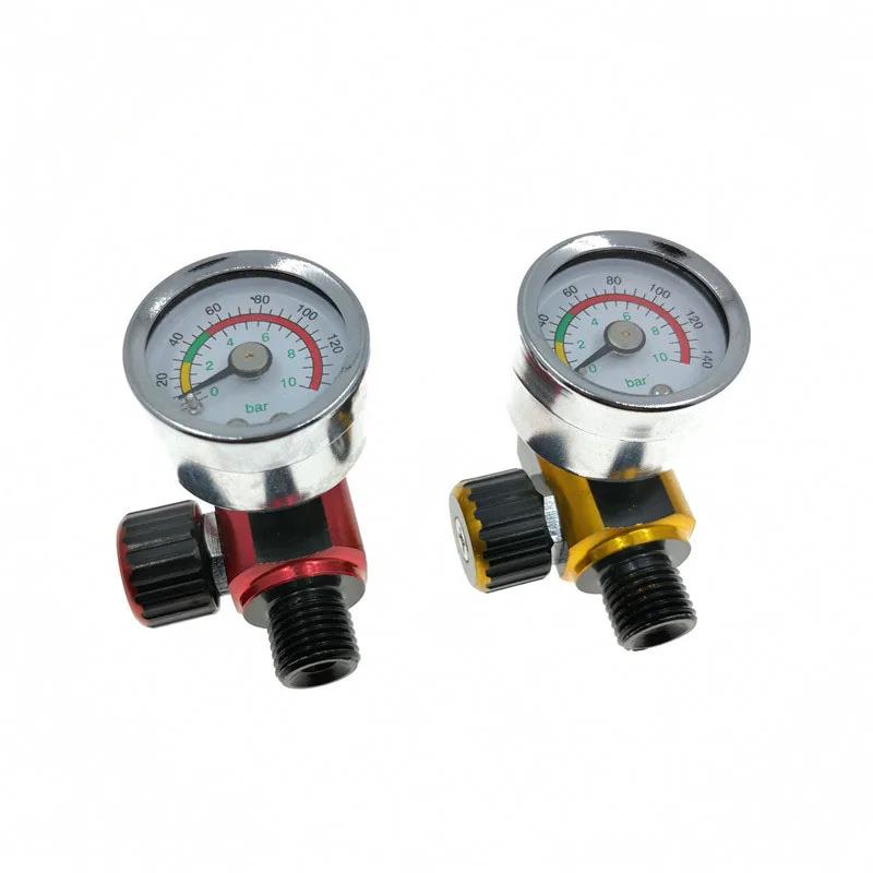 spray gun regulator watch air pressure adjustment regulator tail pressure gauge spray gun regulator Gun pressure gauge