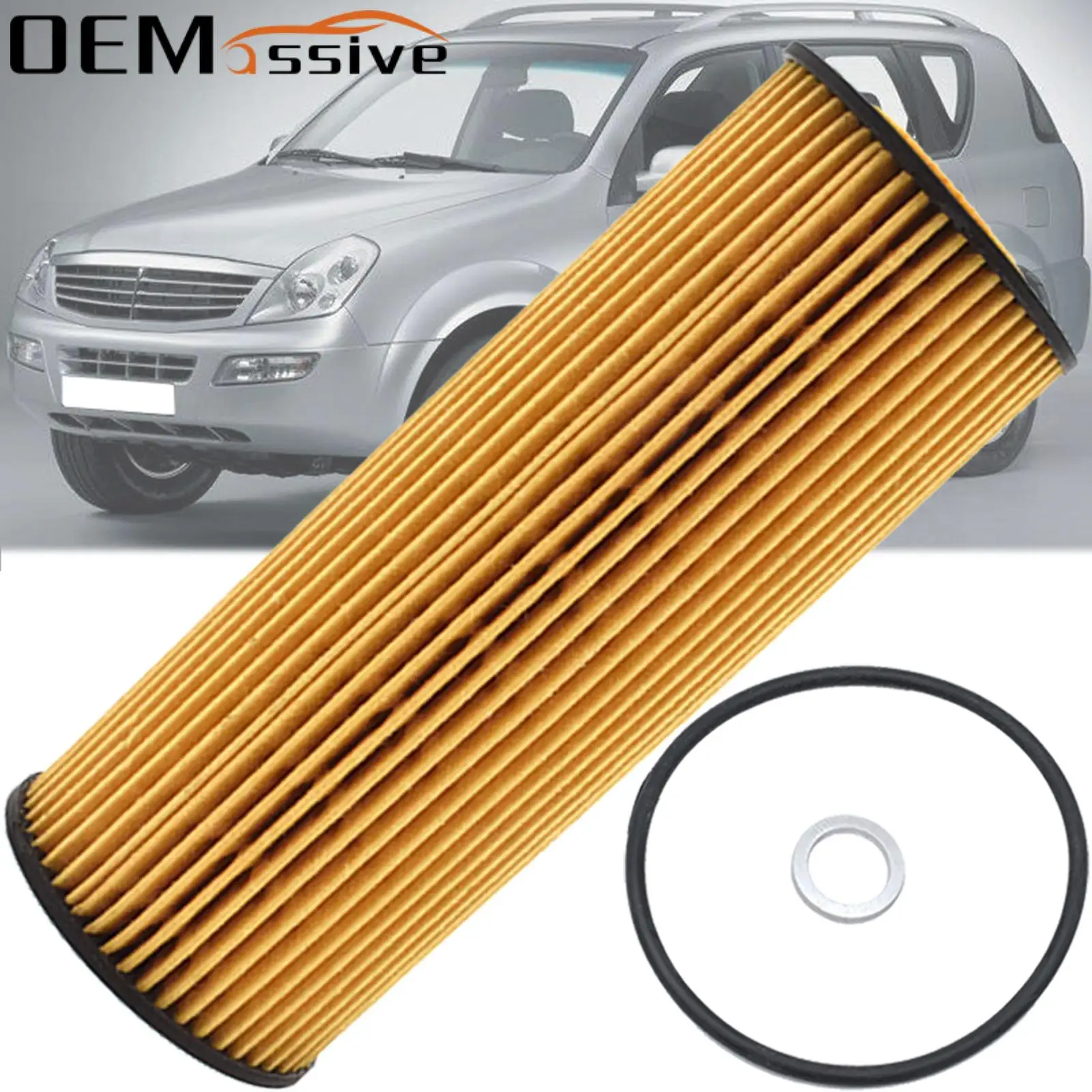 1041800109 Oil Filter For Daewoo SsangYong Rexton Korando Musso 2000 2001 2002 2003 2004 2005 1998cc 2295cc 3199cc