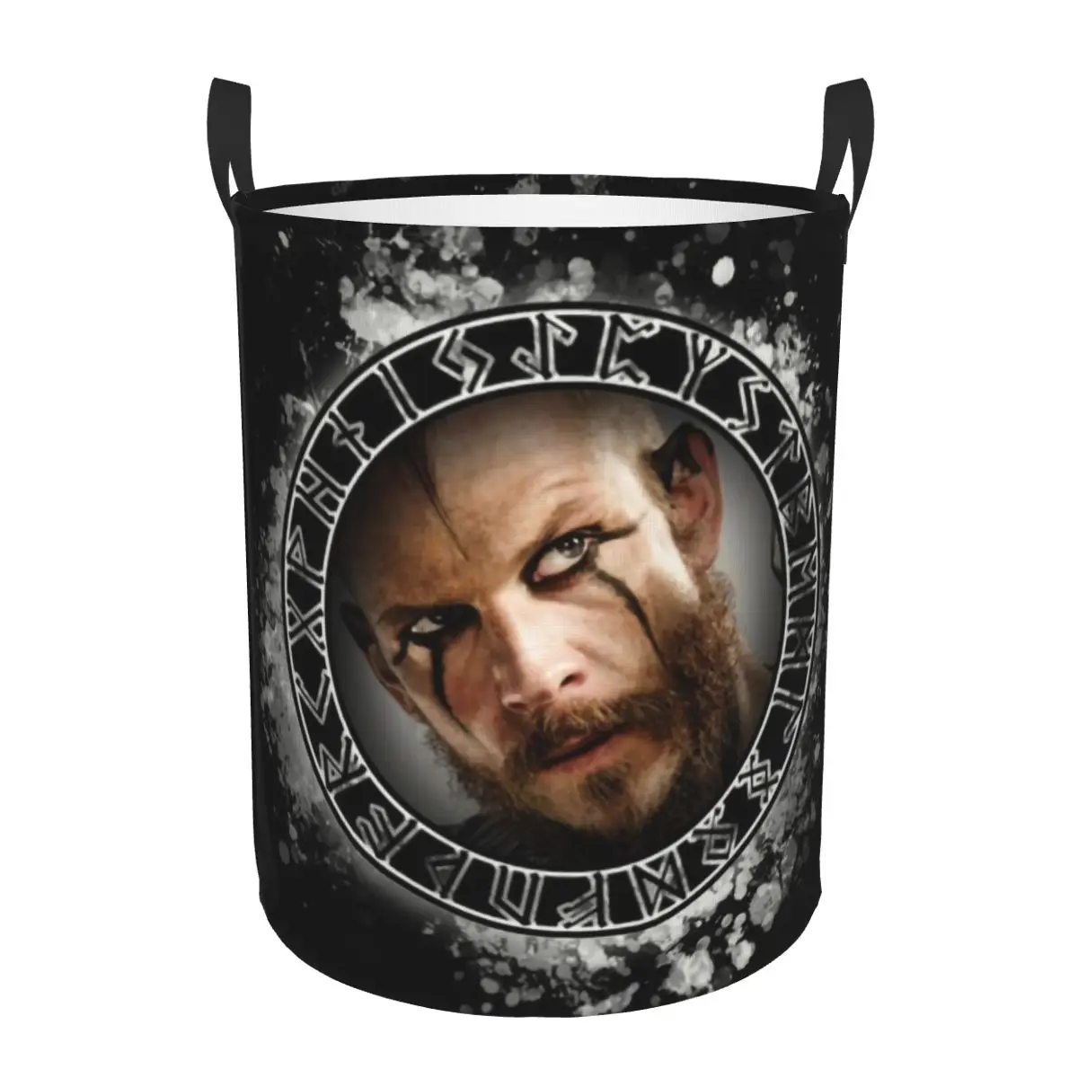 Vikings Laundry Hamper Large Clothes Storage Basket Ragnar Lothbrok King Toy Bin Organizer for Nursery