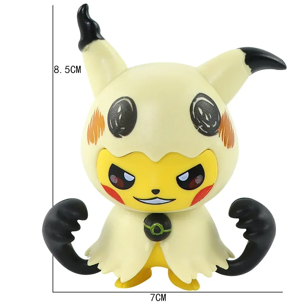 Pokemon Pikachu Cosplay Gengar Charizard Mimikyu Anime PVC Ornamento Giocattolo Carino Auto Costume Gioca Bambola Giocattolo Del Capretto Del Fumetto Regalo Di Compleanno