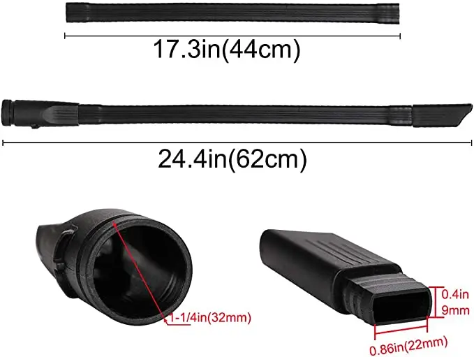 Flexible Crevice Nozzle Extended to 24inch Replacement for Dyson V6 DC-24 DC-32 DC-40 DC-60 DC-74