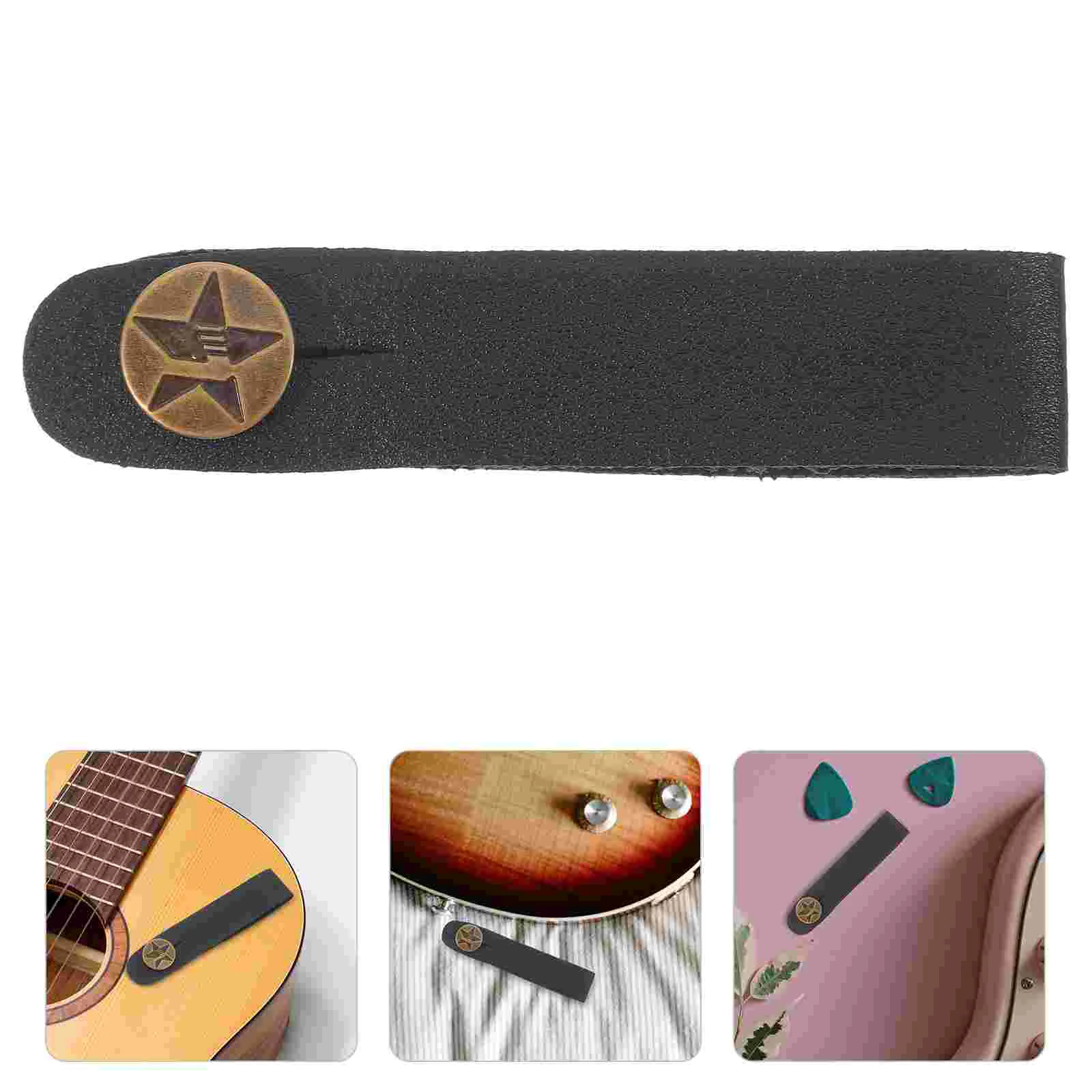 

Guitar Headstock Strap Accessories Straps Ukulele Picks Instrument Adapter Tie Locking for Nylon