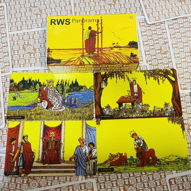 New RWS Panorama Tarot cards A 78 Deck When Wide Angle Lens Show You New Perspective of RWS Board games