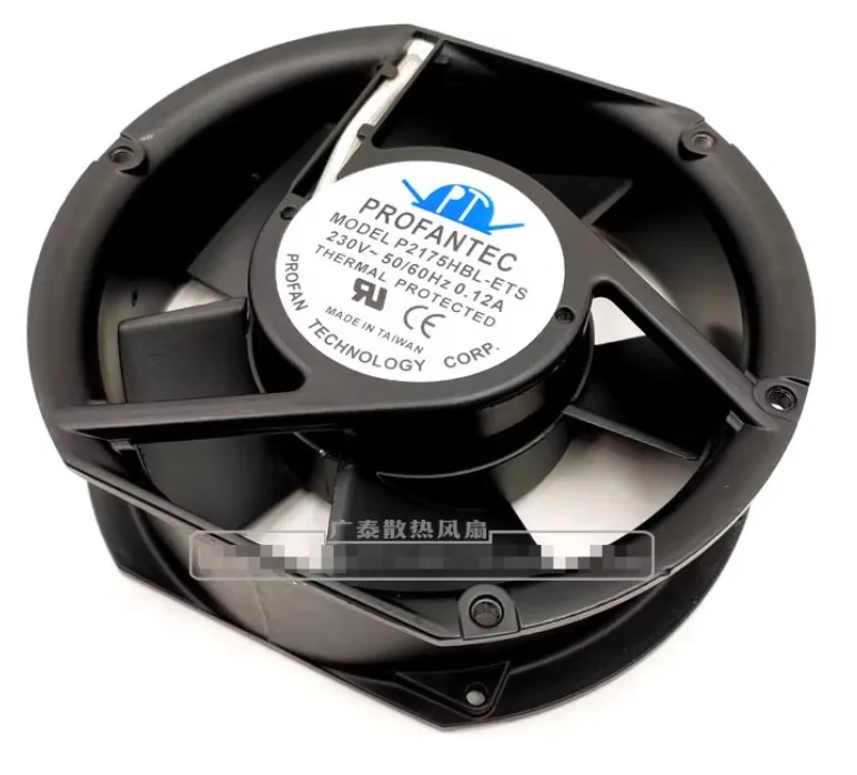 

PROFANTEC P2175HBL-ETS AC 220V 0.12A 172x150x51mm Cooling Fan