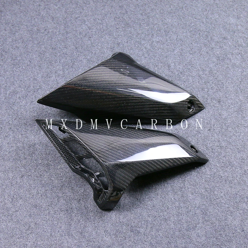 For Yamaha MT09 MT 09 MT-09 FZ09 FZ-09 FZ 09 2020-2017 Motorcycle 100% 3k Carbon Fiber Tank Side Cove Air intake Fairing Kits
