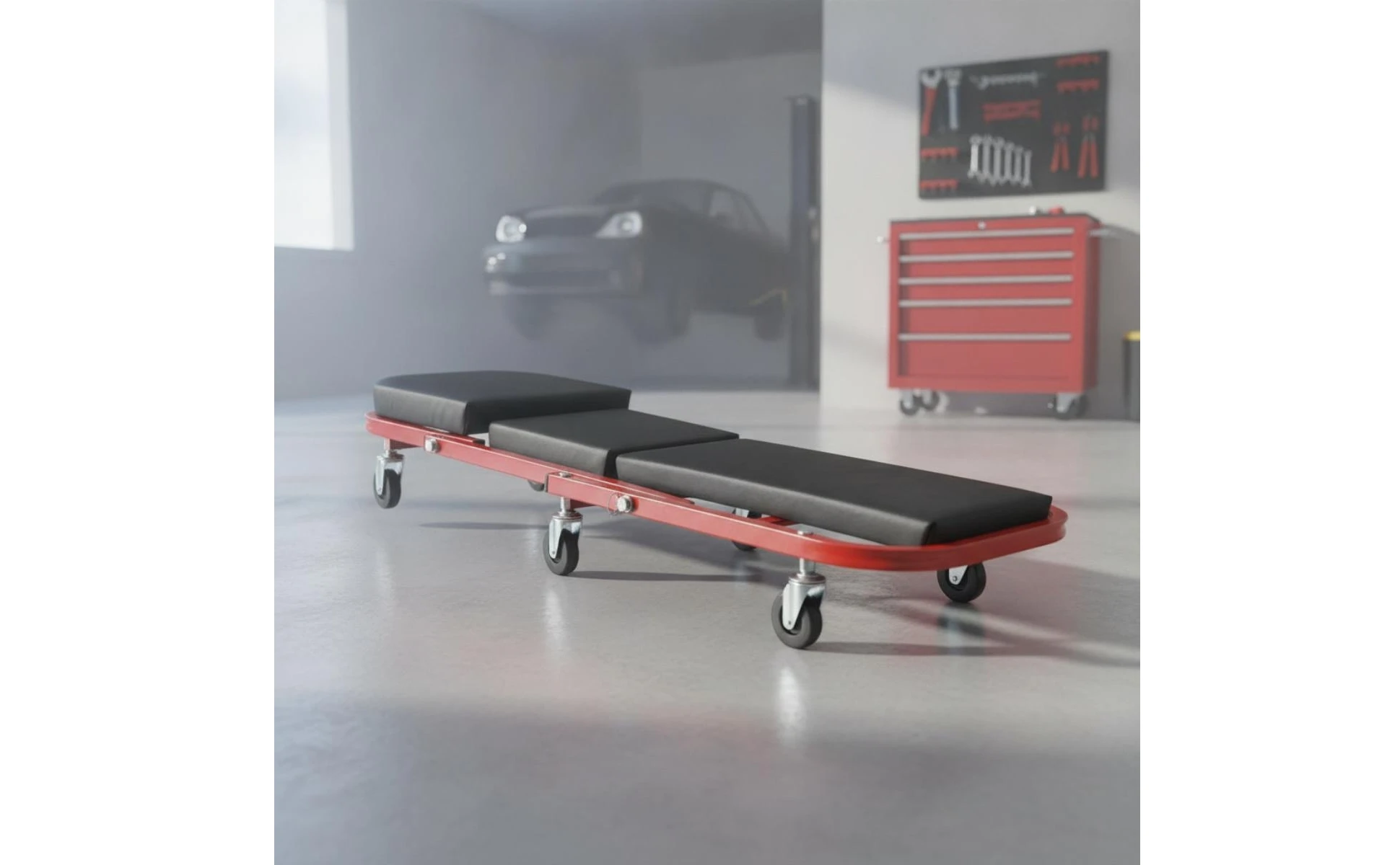 Foldable Creeper with Seat 2 in 1 Creeper with Seat Garage Chair Convertible Mechanic Stool Padded for Mechanics Foldable Creeper with Seat 2 in 1 Creeper with Seat Garage Chair Convertible Mechanic Stool Padded for Mechanics