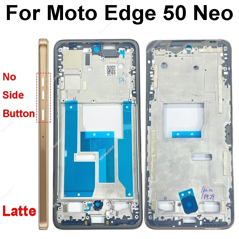 Middle Frame For Motorola MOTO Edge 50 Pro Edge 50 Neo Middle Frame Housing LCD Front Frame Bezel Repair Parts