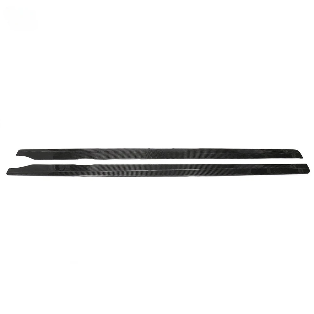 AC Style Dry Carbon Side Skirt For BMW G87 M2 Car Side Skirts Extension Spoiler