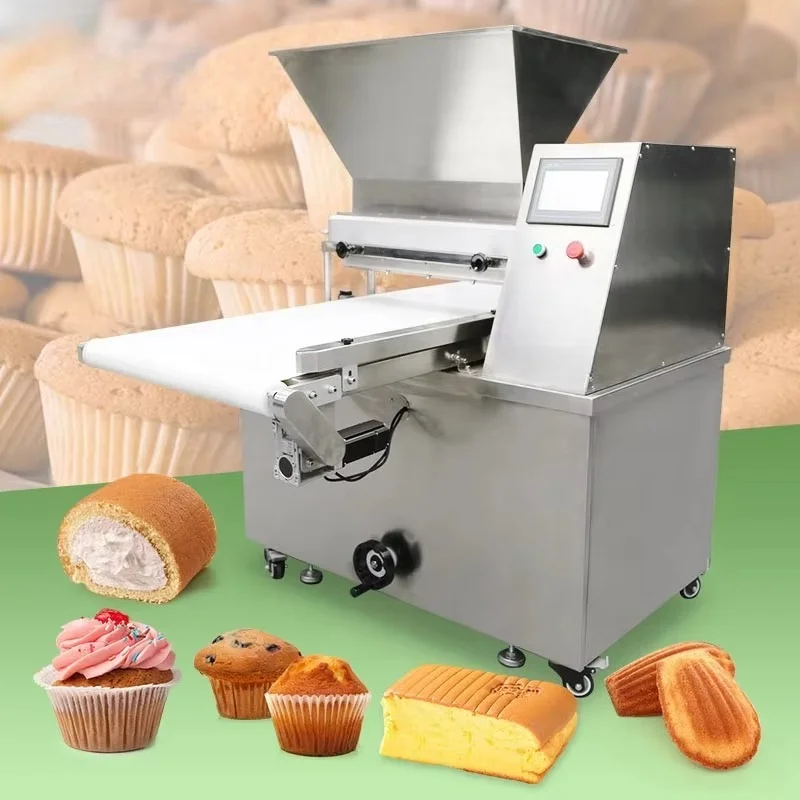 Customized Full Automatic Cupcake Macaron Madeleine Muffin Making Machine Batter Depositor Production Line