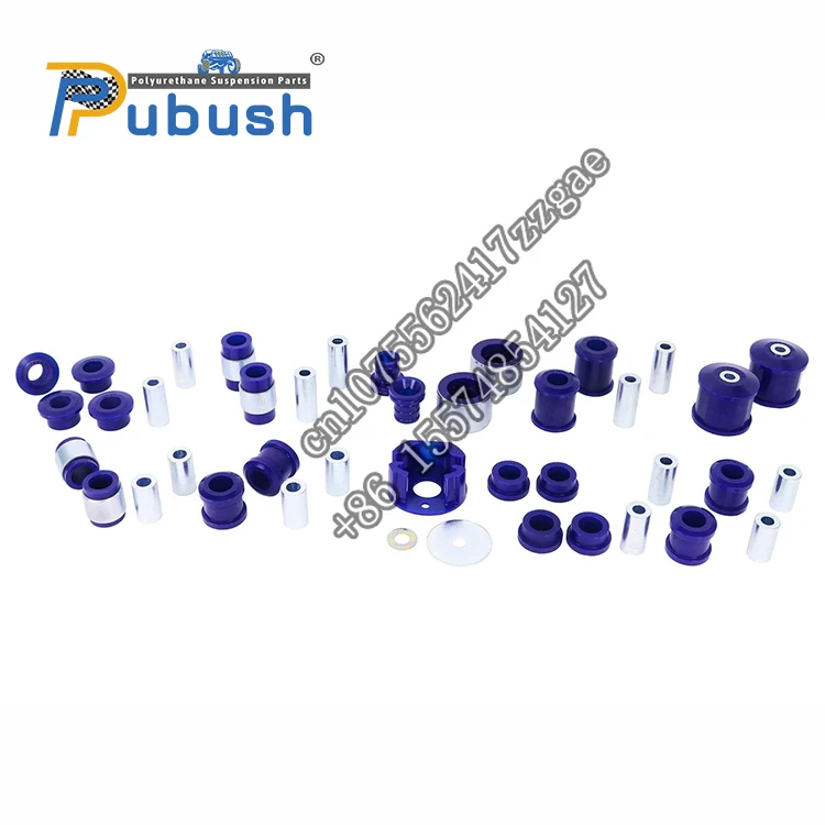 Factory price blue polyurethane bush kit Front and Rear suspension Enhancement Bushing Kit for vw golf mk5