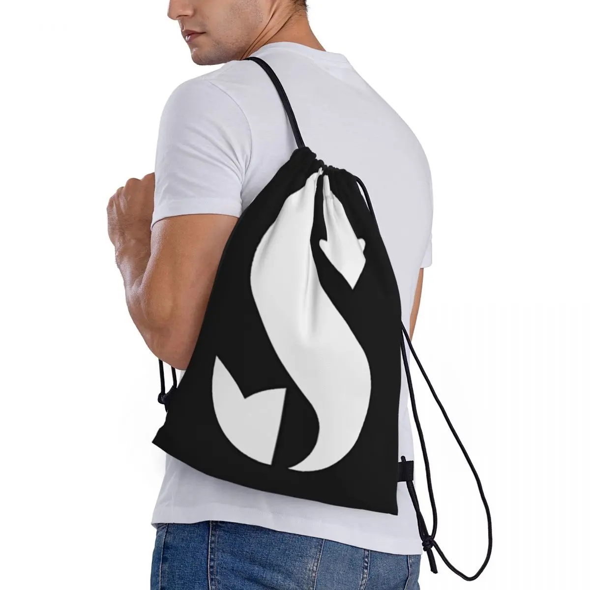 Scubapros Dive Diving Backpacks Casual Drawstring Bags Sports Bag Book Bags for Travel School