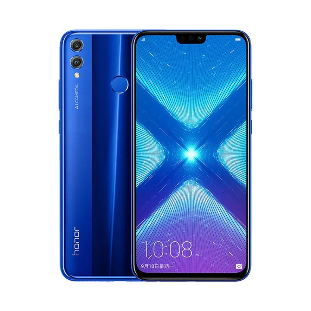 Global, HONOR-8X, teléfono inteligente Android 6,5 pulgadas 4 + 128GB ROM teléfono móvil red 4G Google Play Store Dual SIM 3750 mAh teléfonos móviles