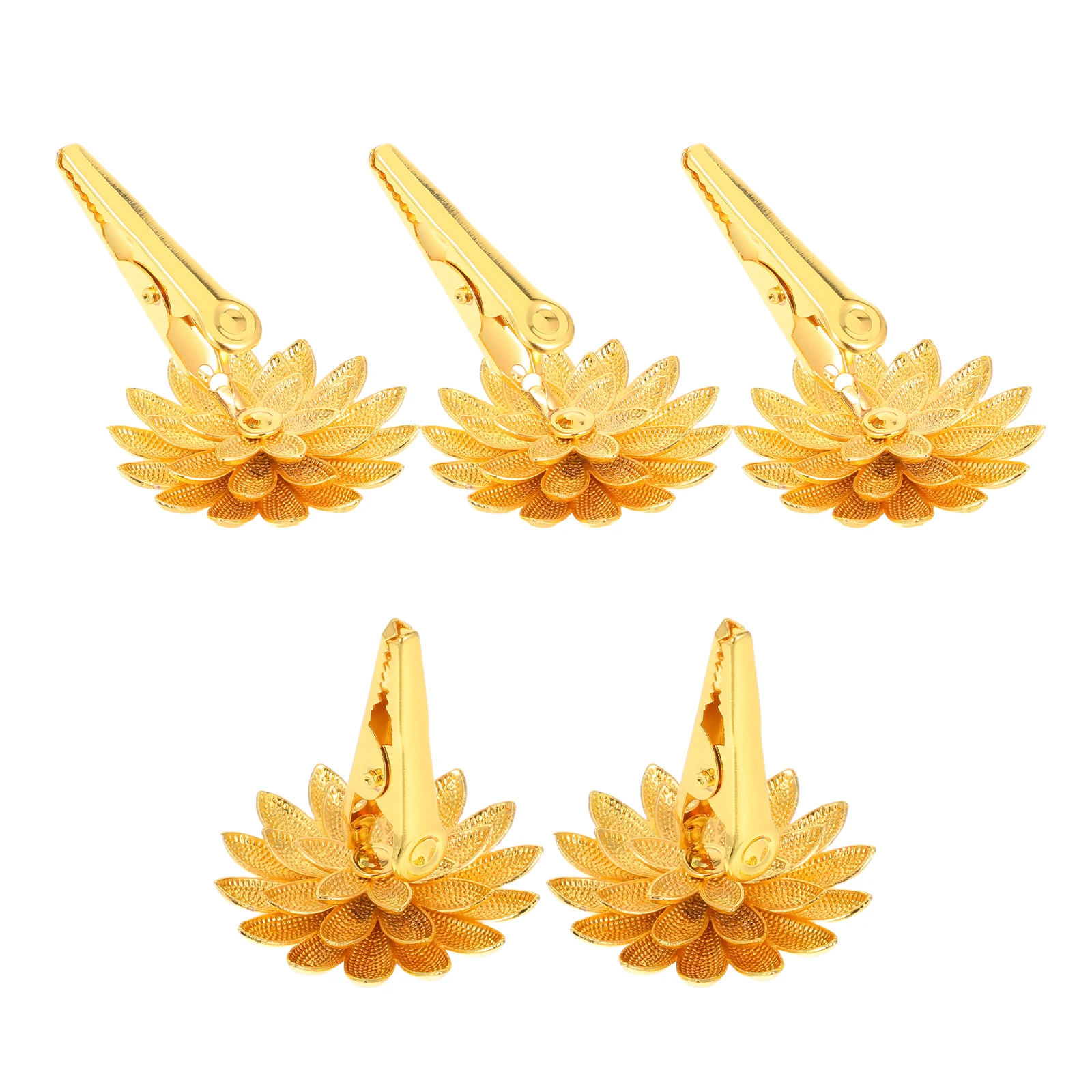 

5 Pcs Retro Fragrance Clip Buddhism Decor Supplies Buddha-inspired Incense Burner