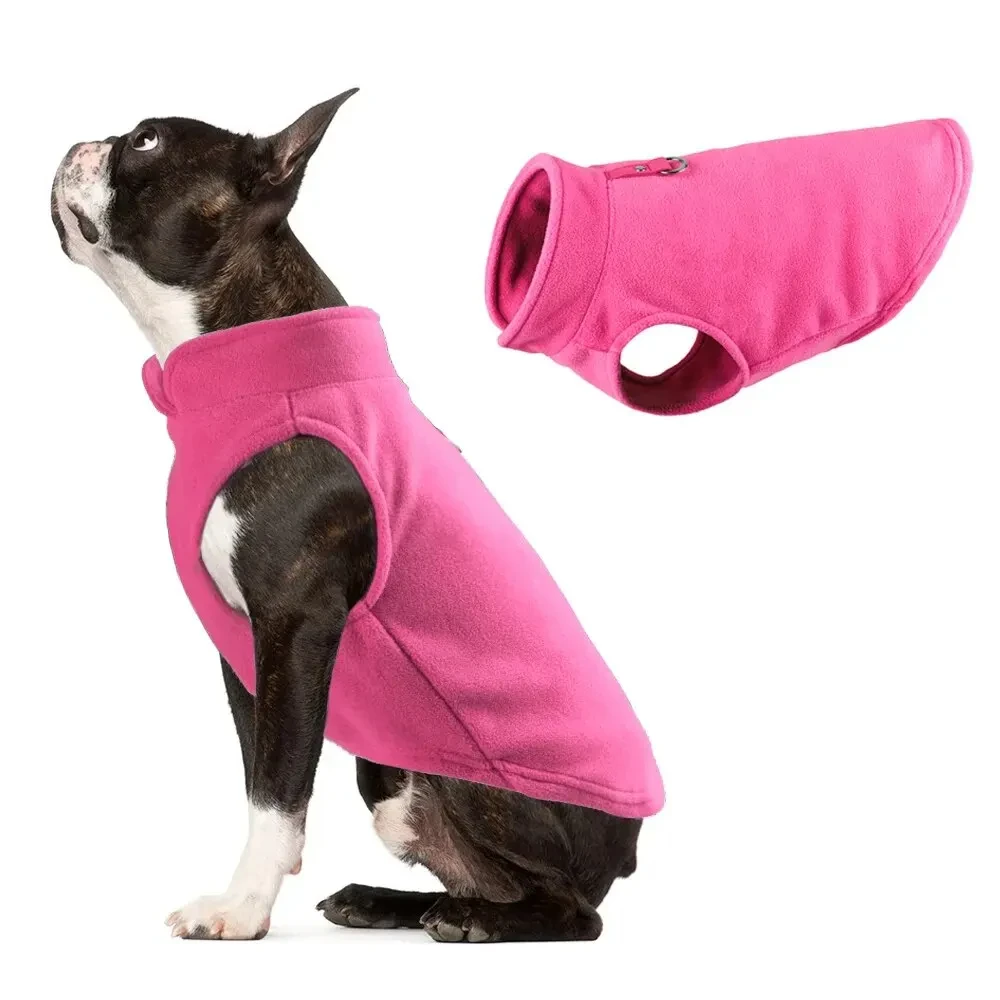 Winter Warm Pet Pullover Coat Dog Clothes Small Dog Sweater Puppy Fleece Vest