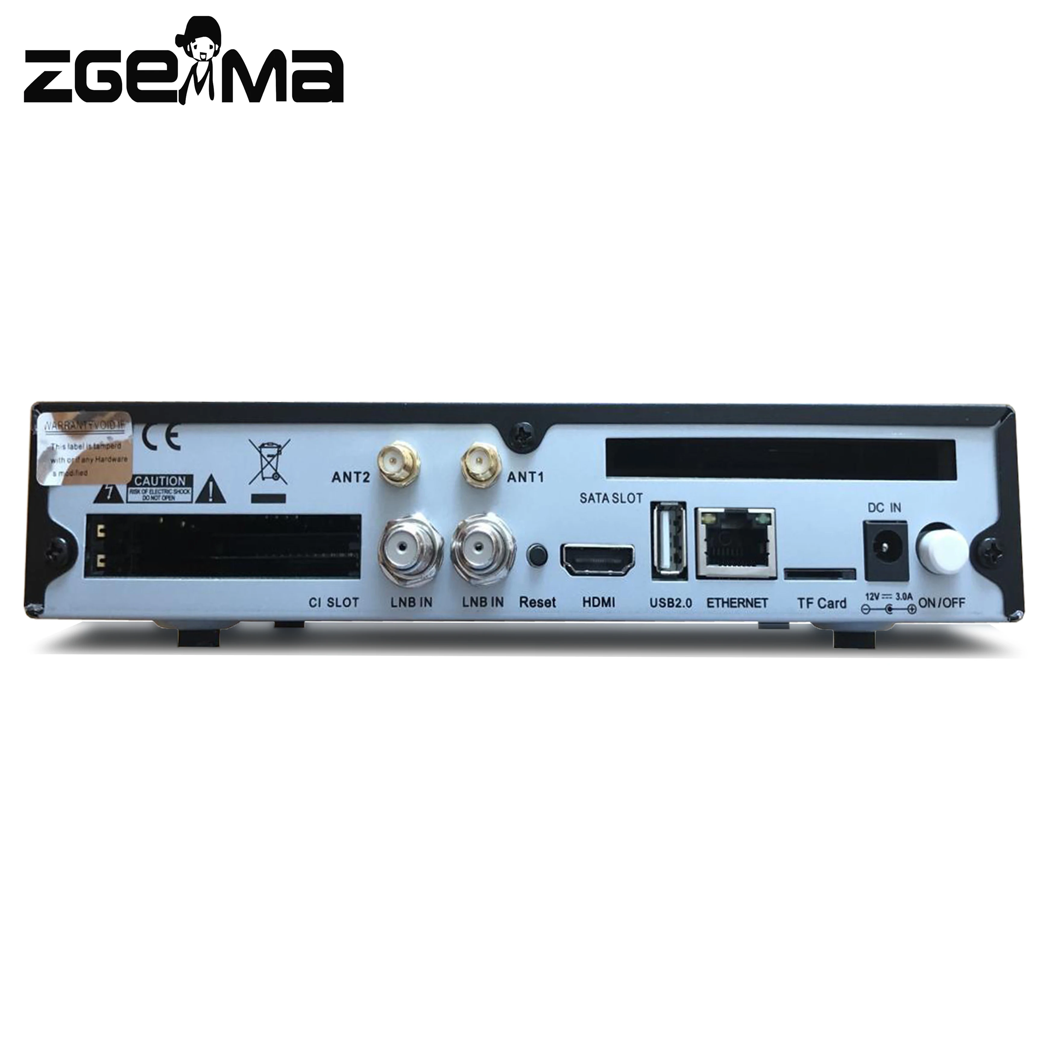 UHD 4K satellite tv receiver twin dvb s2x multi-stream tuner CA + twin CI plus zgemma H9 twin