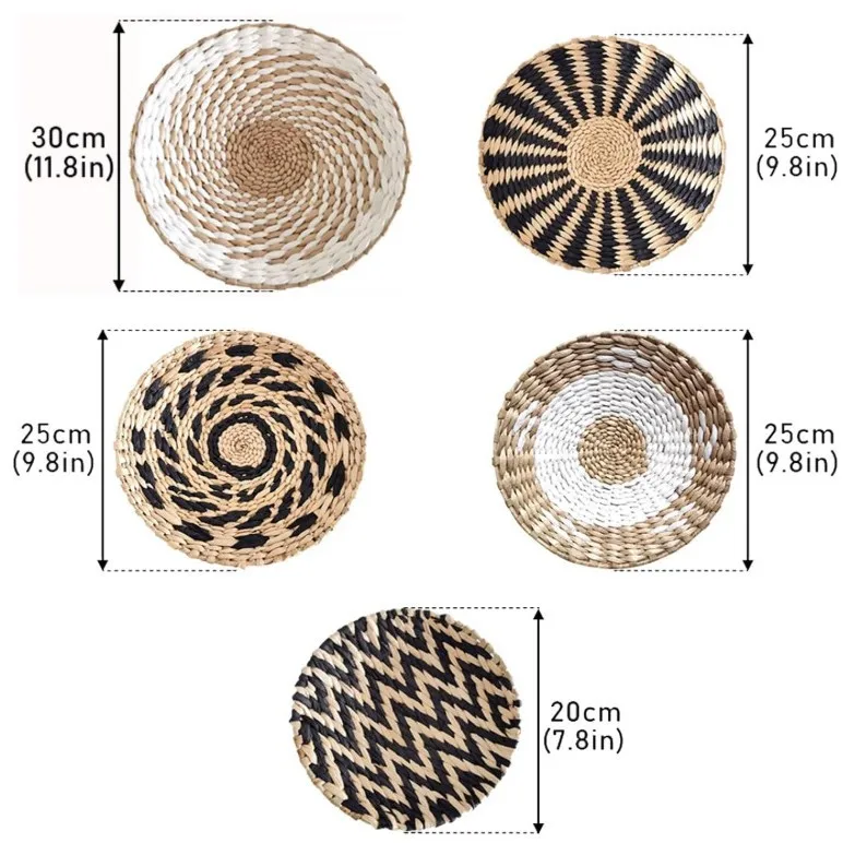 Partition Macrame Wall Decor Set - Nordic Handwoven Boho Hanging Kit with Wood Beads, 3D Wall Art for Living Room wallpapers