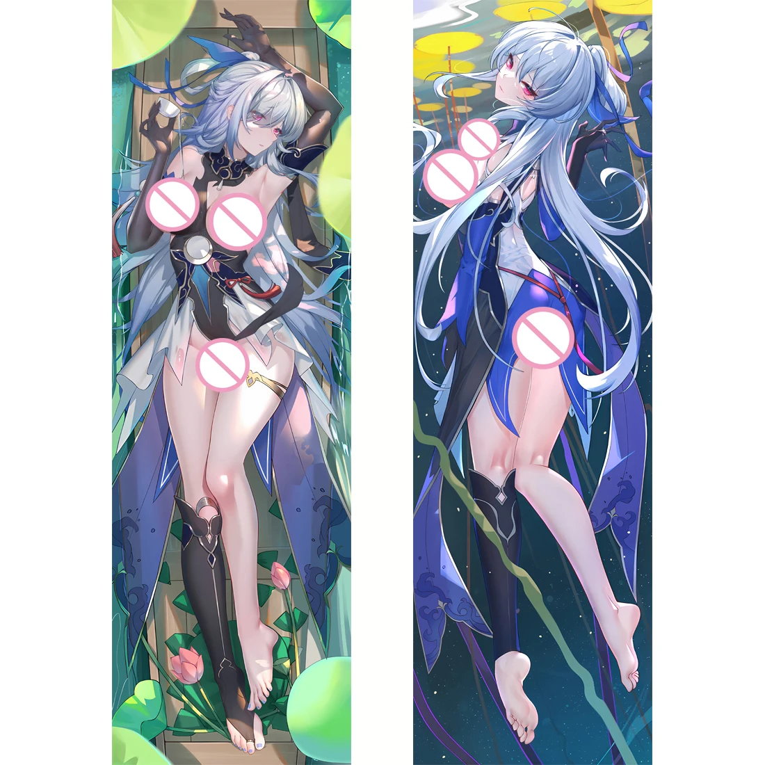 

Anime Decorating Pillow Case Honkai: Star Rail jingliu ケイリュウ Double Side Print Pillowcase Hugging Body Cushion Cover Otaku Waifu