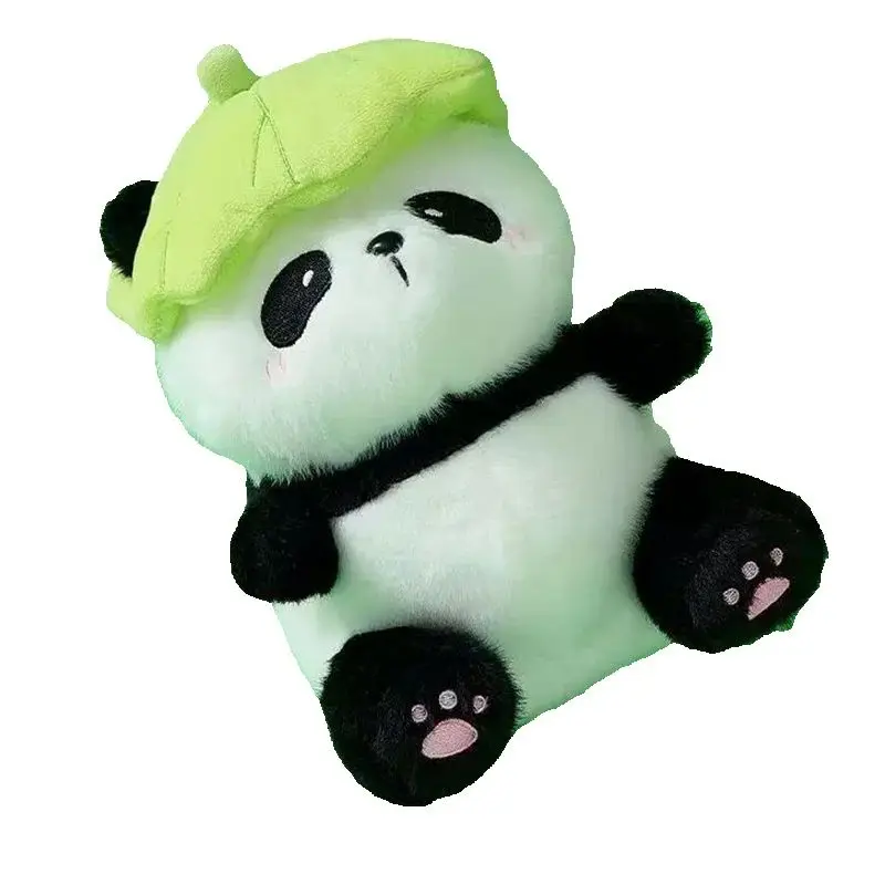 

20CM Cute Lotus Leaf Giant Panda Plush Toy a National Treasure of China a Panda Animal Doll for Children's Festival Birthday