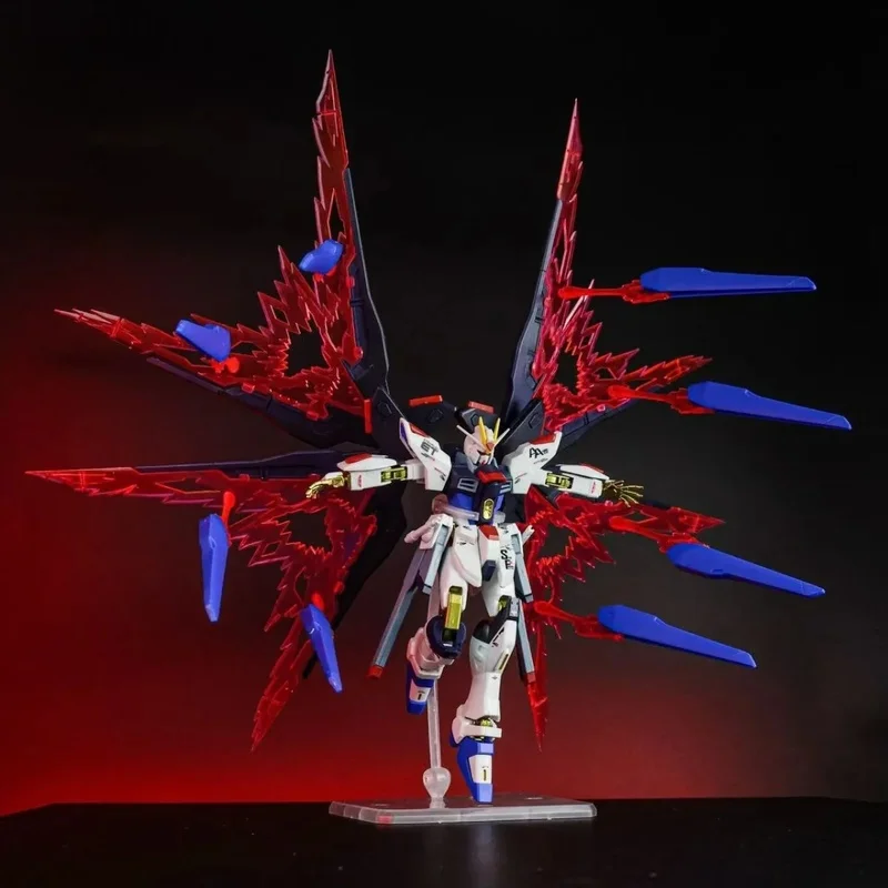 نجمة نموذج ZGMF-X20A سترايك الحرية نوع II عمل أرقام HG 1/144 تجميع نموذج أطقم مع أجنحة الضوء روبوت لعبة مجسمة من البلاستيك #4
