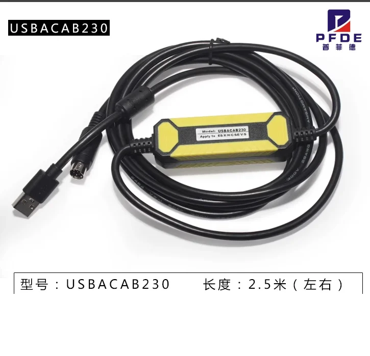 Verbesserte Version Kabel USB-DVP USBACAB230 Geeignet Delta DVP EH ES EG EX DVP14SS211T DVP16 Serie PLC Programmierung Kabel Dow