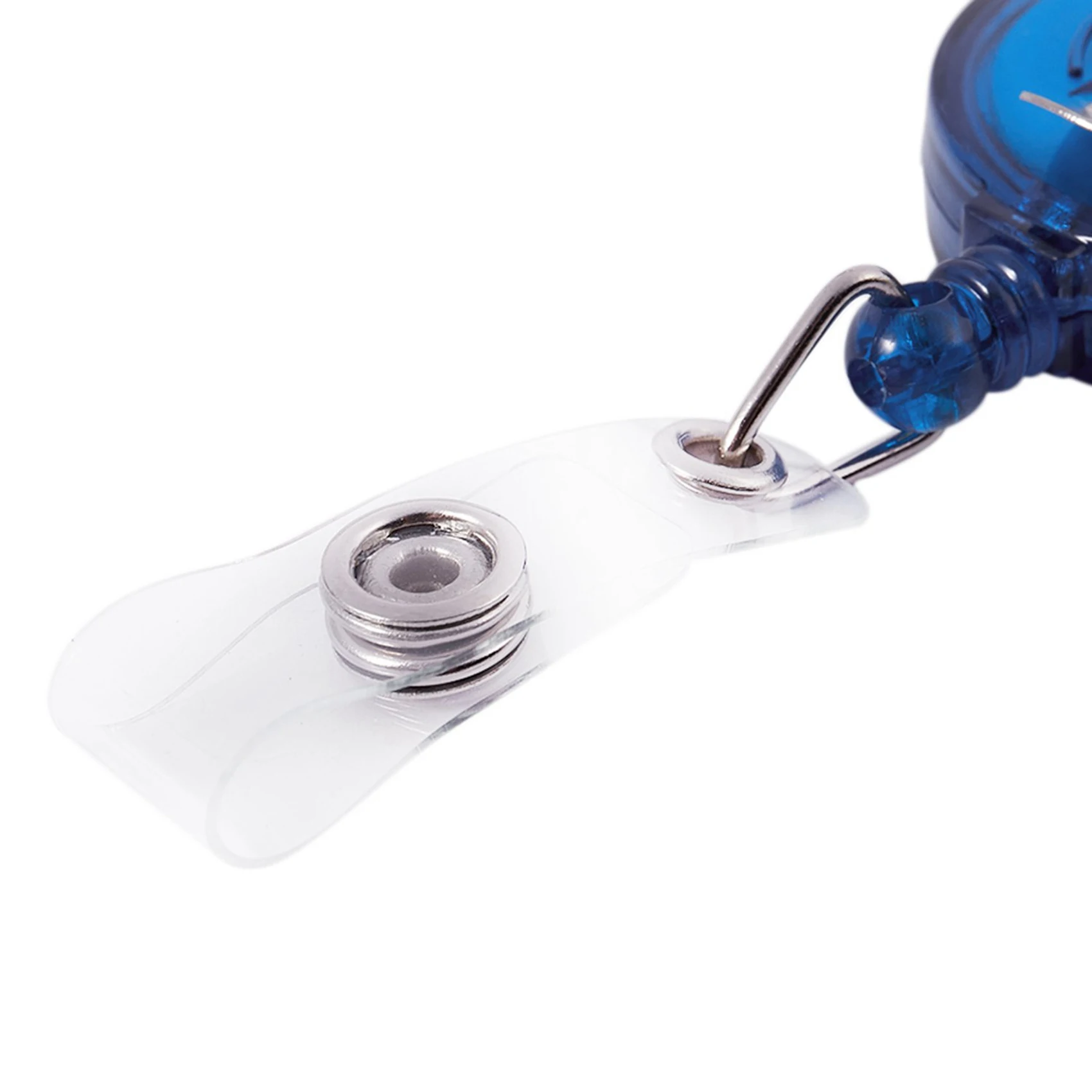 YSS-30 Retractable Reel Recoil ID Badge Lanyard Name Tag Key Card Holder Belt Clip Color:Blue Amount:10 Pcs