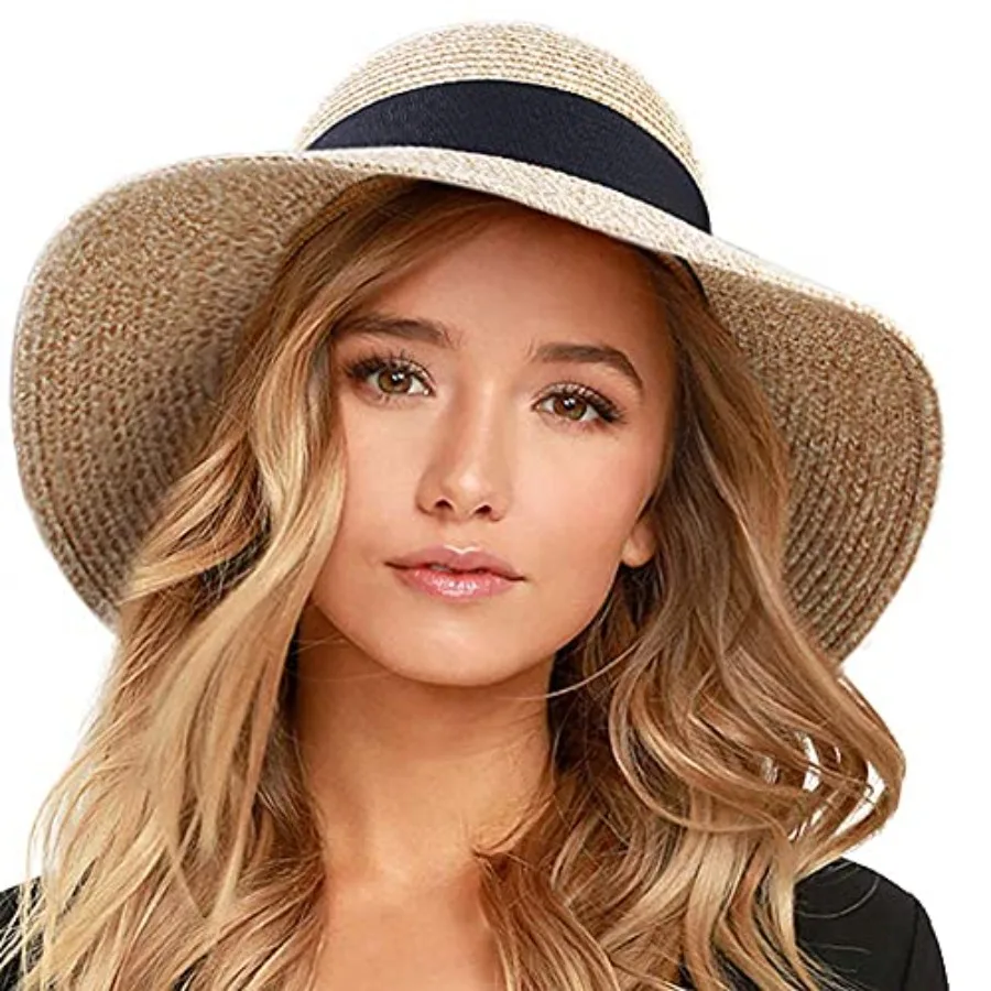 FURTALK Womens Packable UV Protection Straw Hat