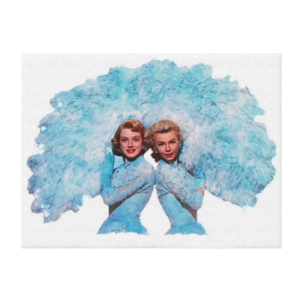 

Sisters - Watercolor Throw Blanket blankets and throws Blankets For Bed For Decorative Sofa Blankets