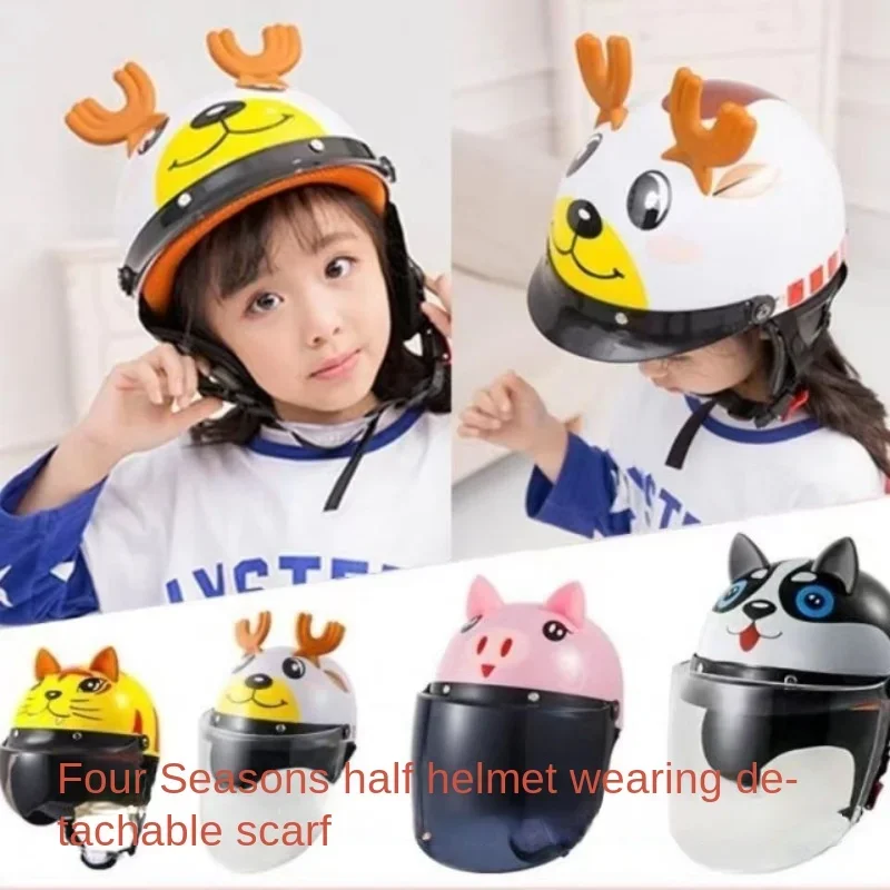 

Child Helmet Cute Cartoon Kids Helmet Summer Bike Helmets Animals Pig Monkey Deer Helmet Capacete De Moto 810