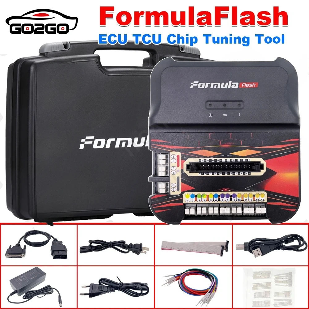 FormulaFLash ECU TCU Chip Tuning Programmer Tool via Bench Mode Read & Write EEPROM FLASH for VIN ECU Clone IMMO OFF DTC Clean